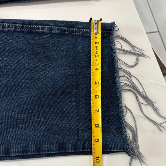 Zara Dark Blue Wide-Leg Pants - Picture 9 of 13